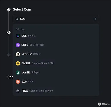 Binance Review: Deposit Solana to Binance.
