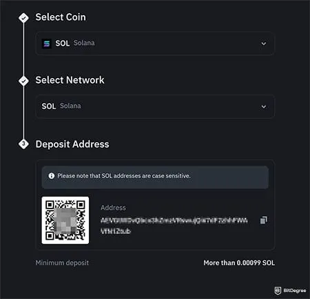 Binance Review: Solana deposit address on Binance.